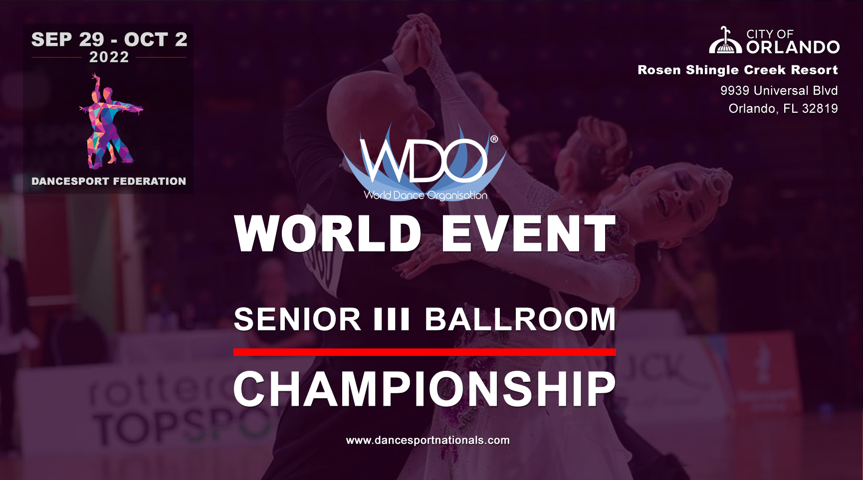 2022 WDO World - Senior 3 Ballroom Dance Championship